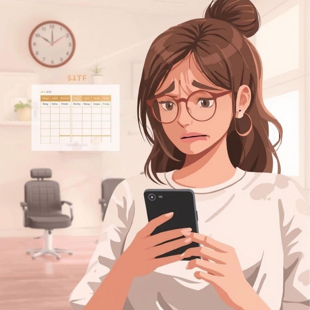 Nicht optimierte mobile Webseite Beispiel